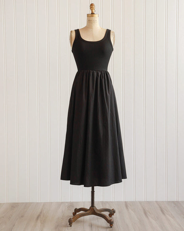Ink Wash Midi Dress